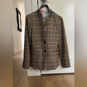 J. Crew Brown Plaid Women's Blazer
